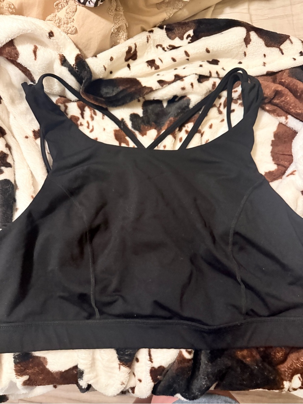 torrid Black Strappy Sports Bra